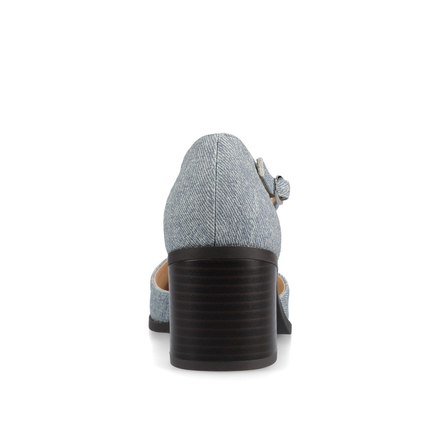 Journee EVANGELINE D'ORSAY HEELS IN VEGAN LEATHER - Denim