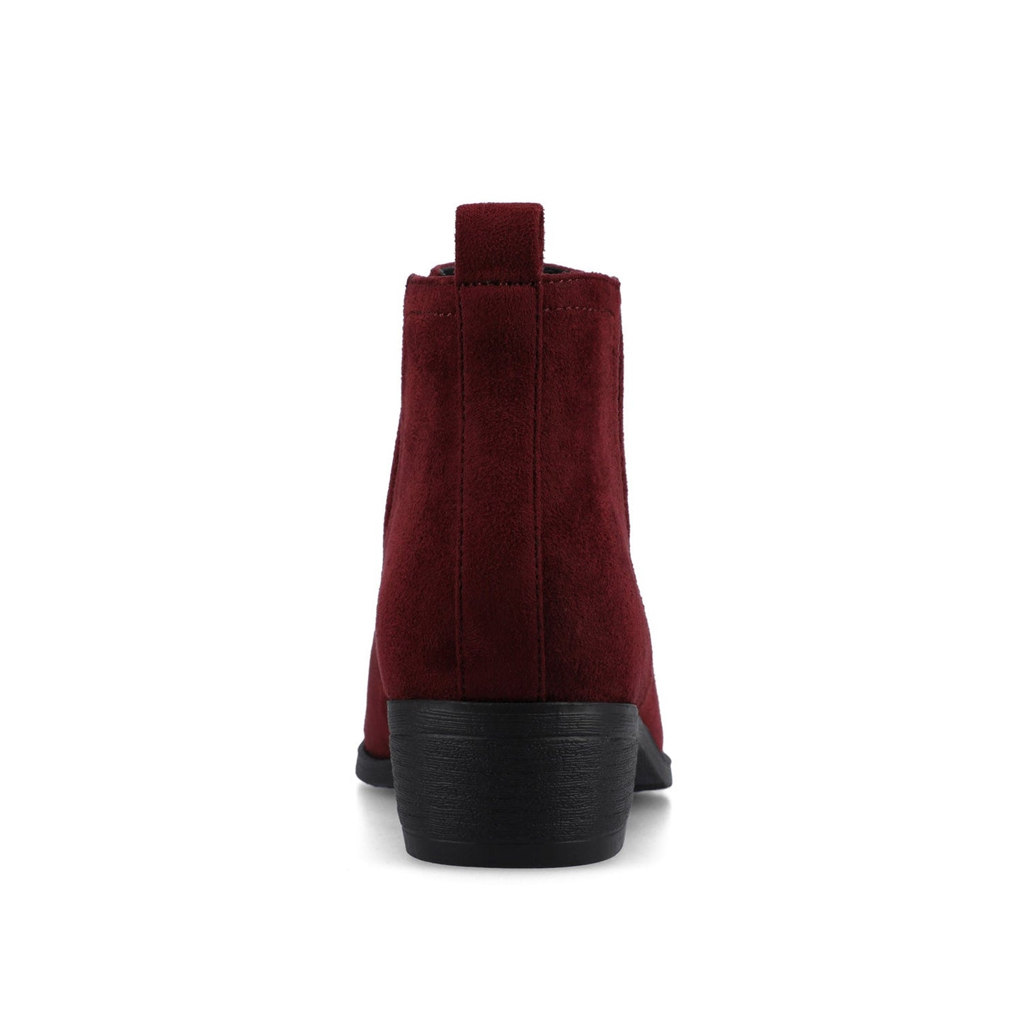 Journee RIMI BLOCK HEELED BOOTIES IN WIDE - Oxblood