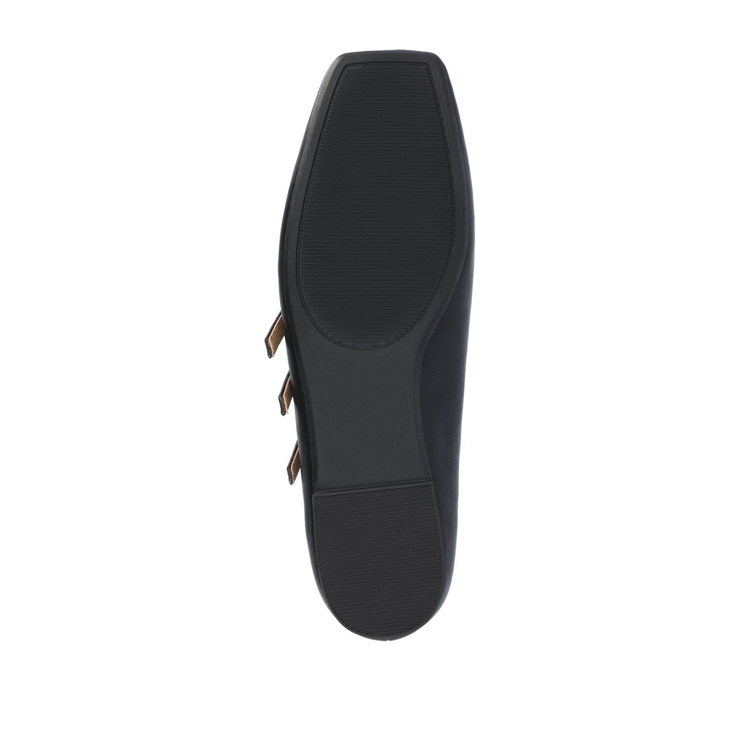 Journee DARLIN BALLET FLATS IN VEGAN LEATHER - Black PU