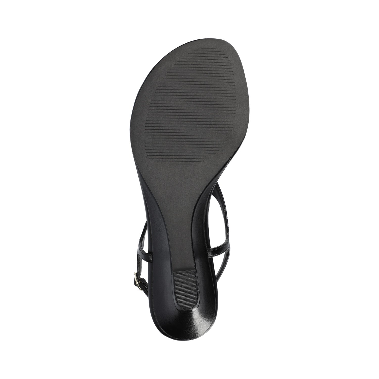 Journee KATHRYN WEDGE SANDALS - Black