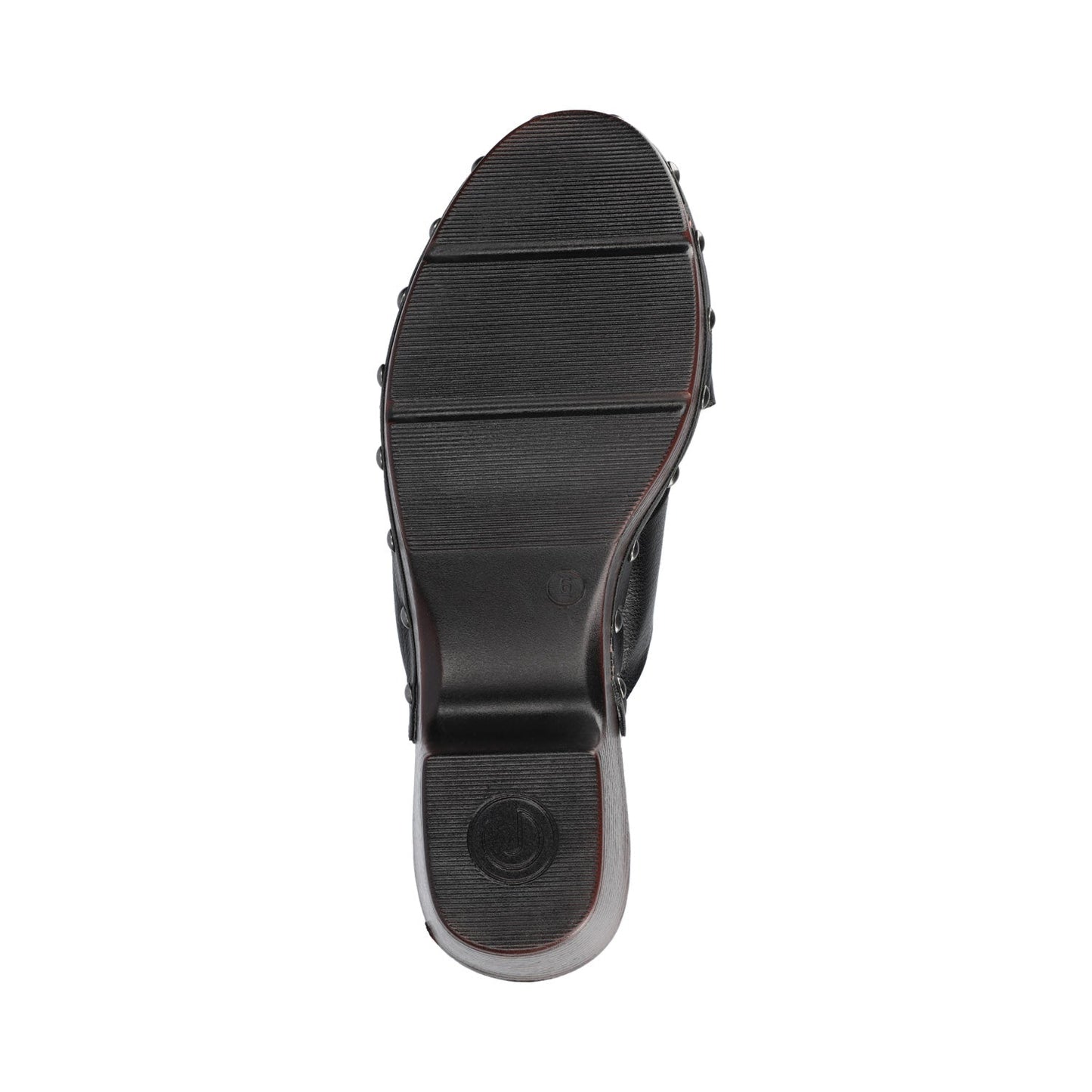 Journee SILVANA CLOG SANDALS - Black