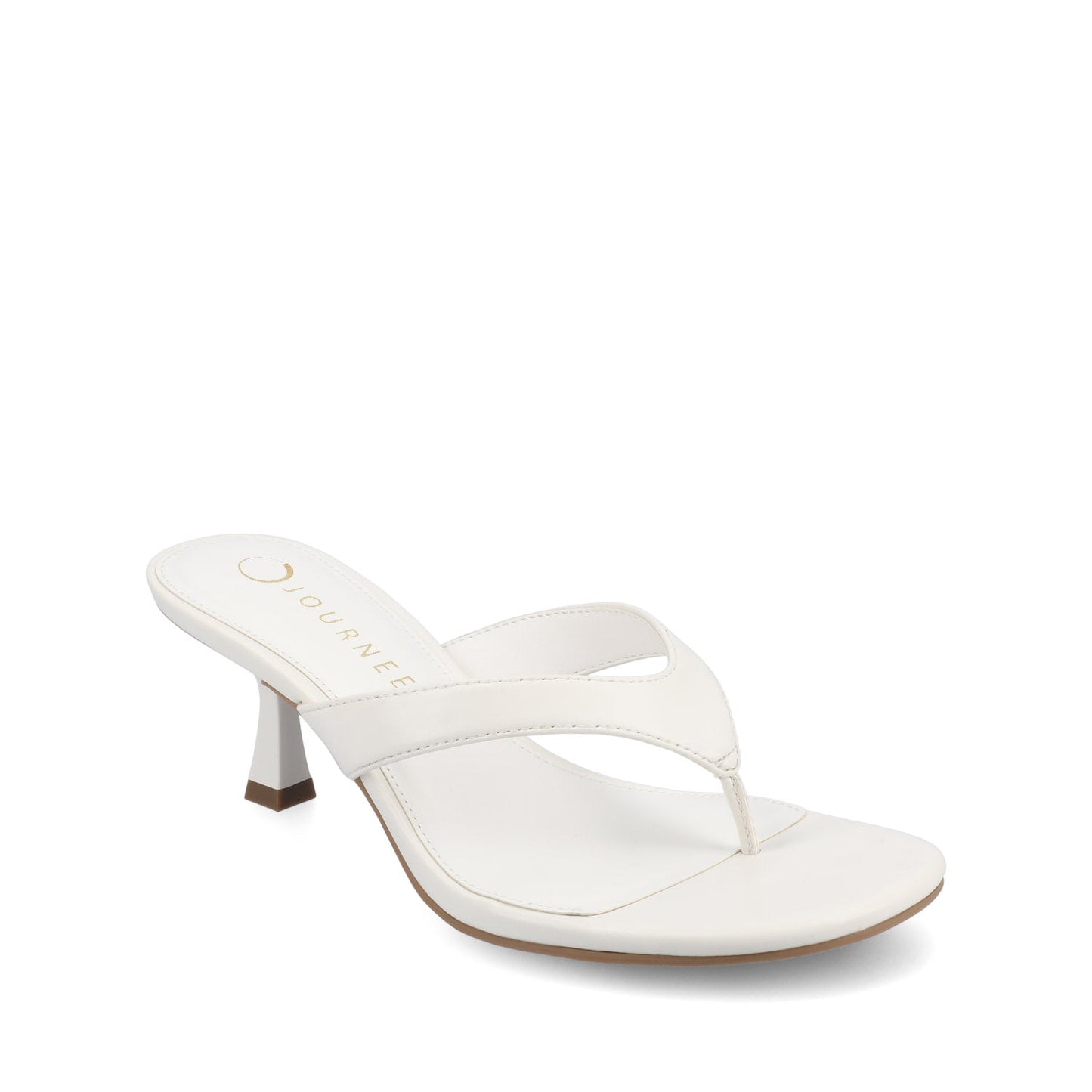 Journee DANIELLE FLIP FLOP SANDALS - White
