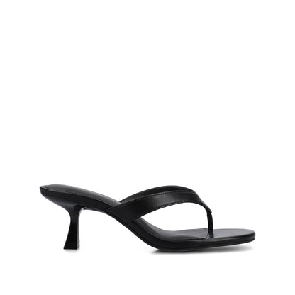Journee DANIELLE FLIP FLOP SANDALS - Black
