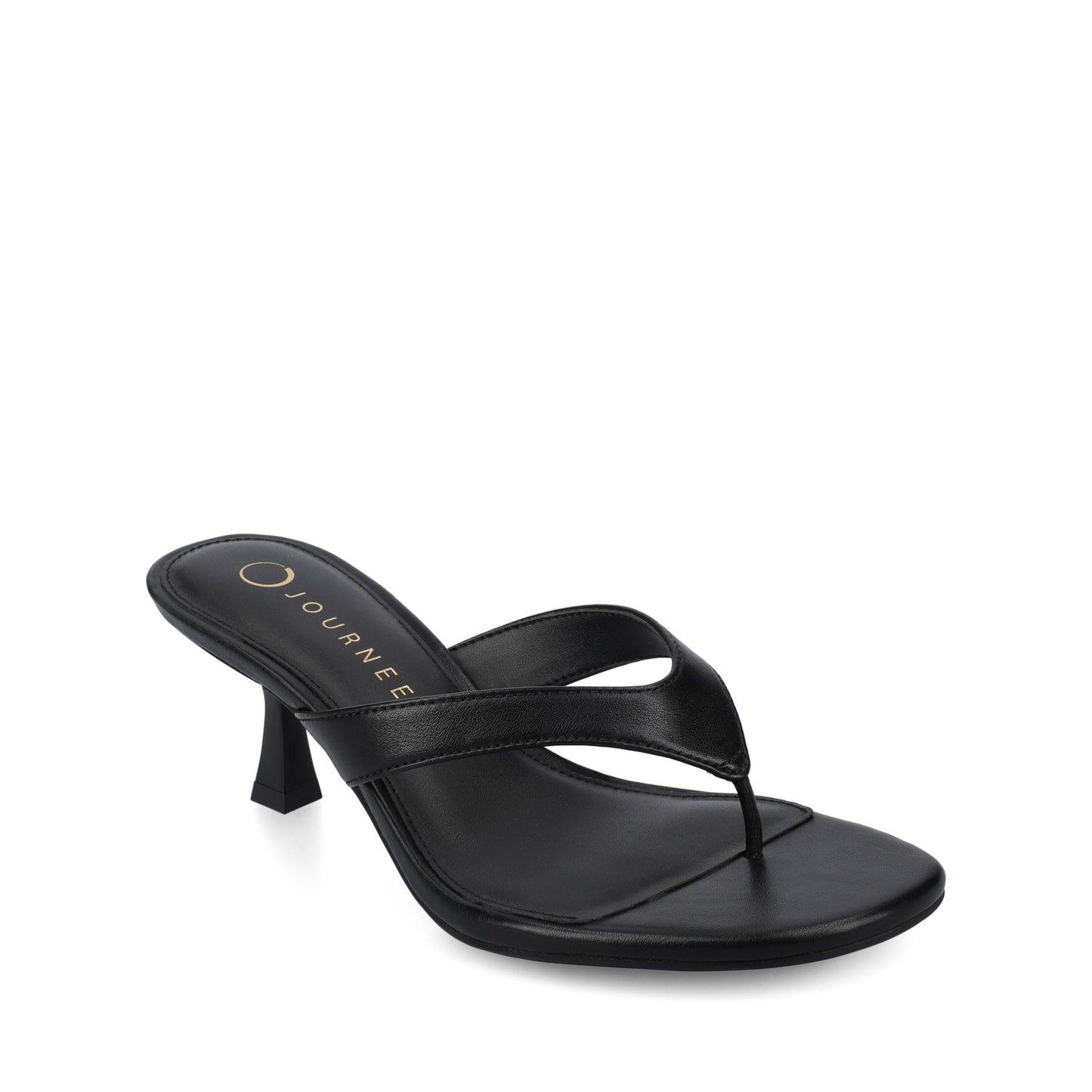 Journee DANIELLE FLIP FLOP SANDALS - Black