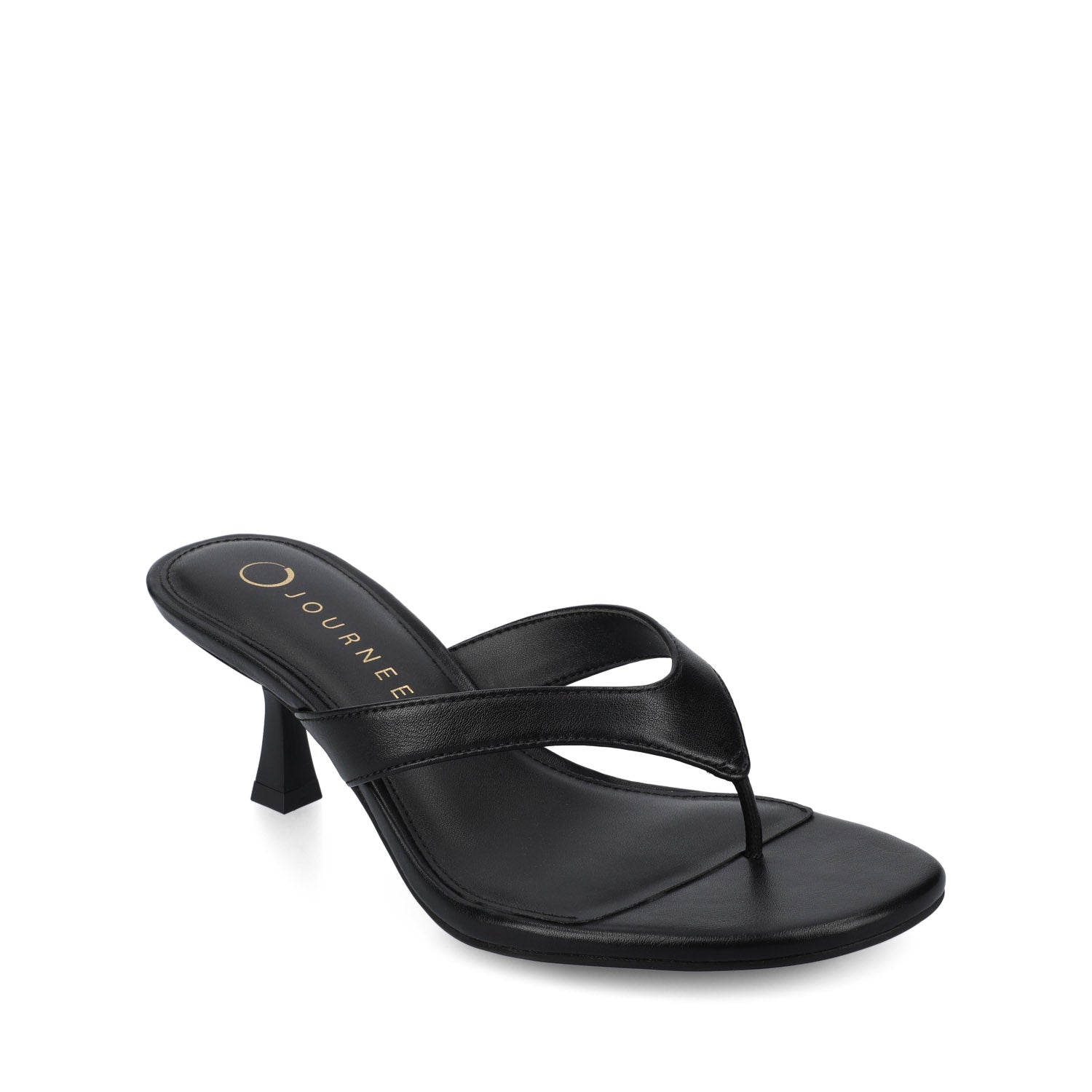 Journee DANIELLE FLIP FLOP SANDALS - Black