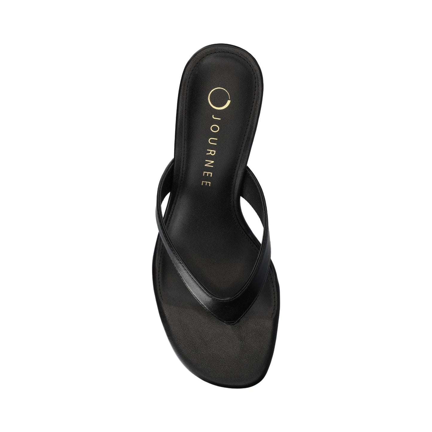 Journee DANIELLE FLIP FLOP SANDALS - Black