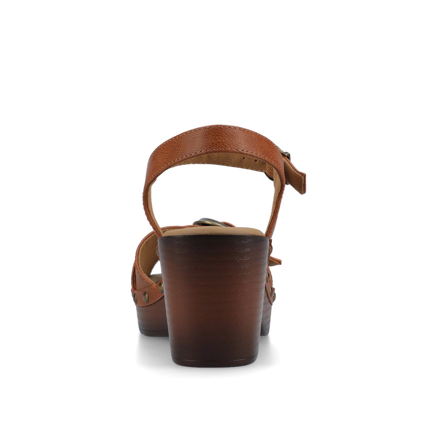Journee SISILIA CLOG SANDALS - Cognac