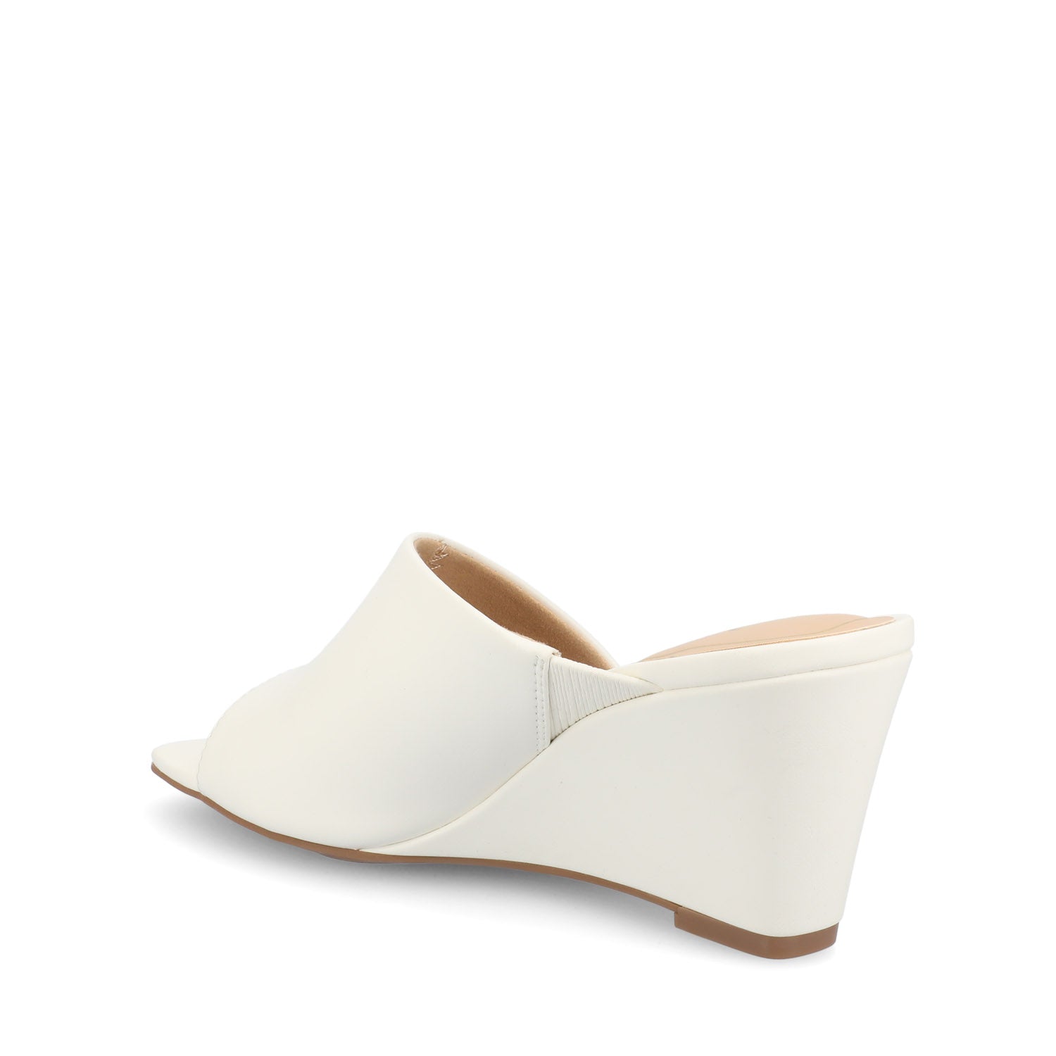 Journee CLEMENTINE WEDGE SANDALS - White