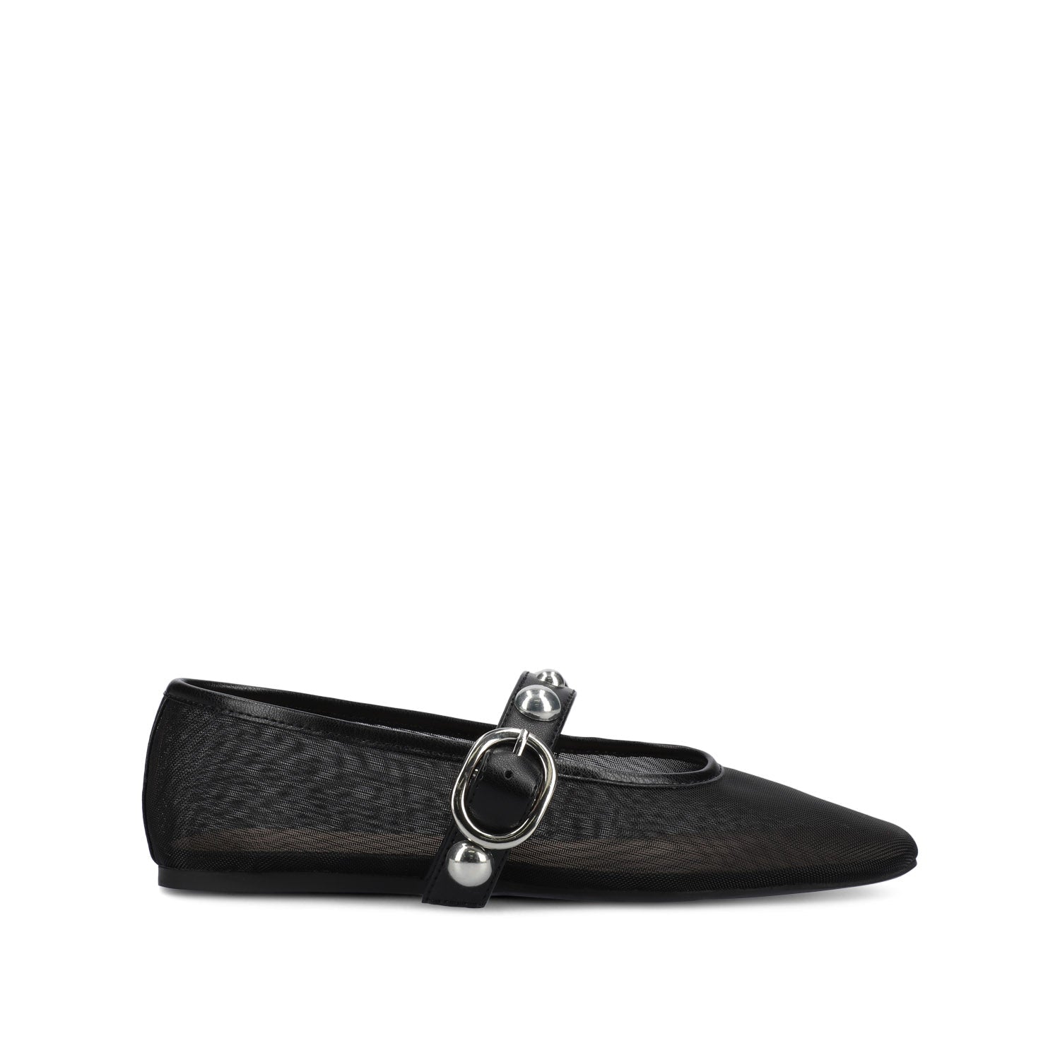 Journee NAVEAH BALLET FLATS - Black Mesh