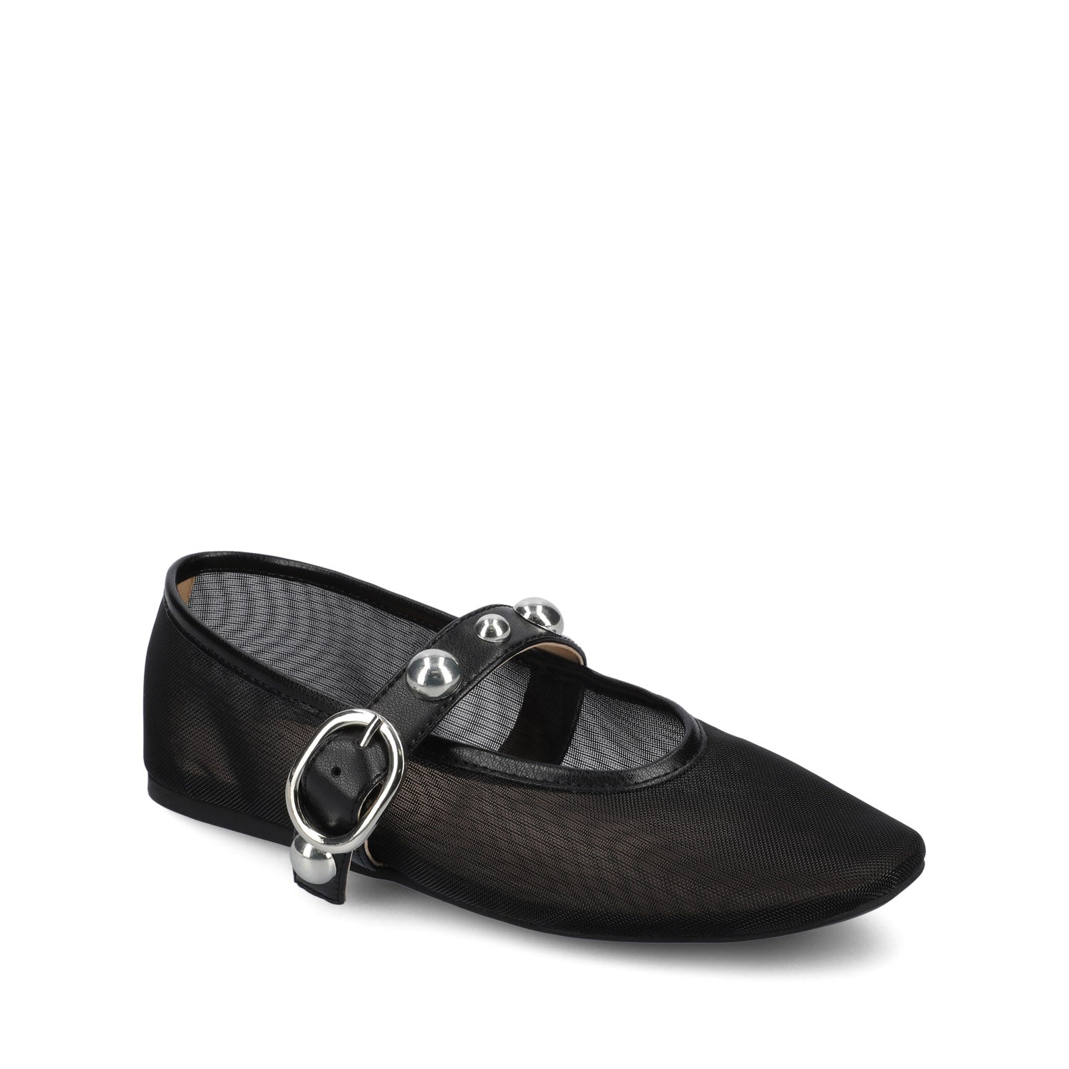 Journee NAVEAH BALLET FLATS - Black Mesh