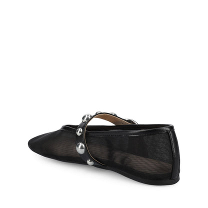 Journee NAVEAH BALLET FLATS - Black Mesh