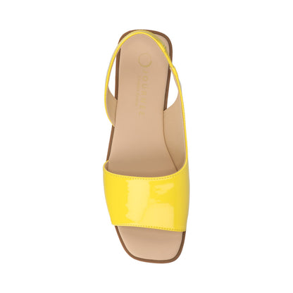 Journee BRINSLEY CUTOUT SANDALS IN PATENT - Mango