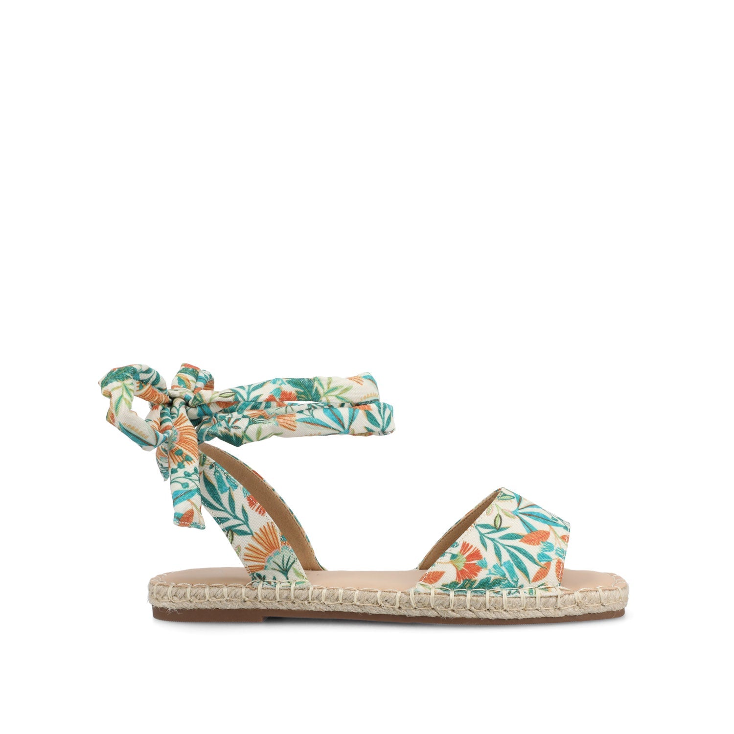 Journee EMELIE MULTI STRAP ESPADRILLE SANDALS - Tropical