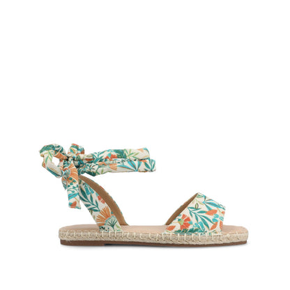 Journee EMELIE MULTI STRAP ESPADRILLE SANDALS - Tropical