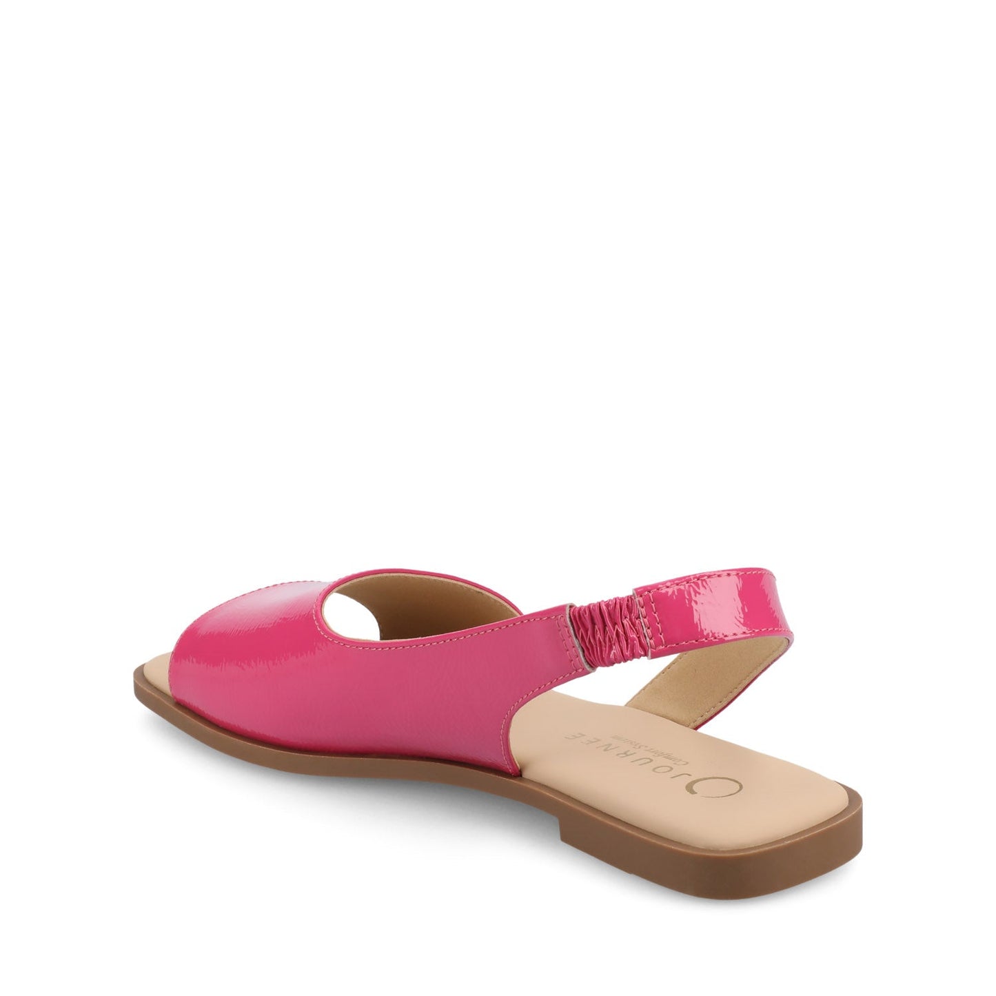 Journee BRINSLEY CUTOUT SANDALS IN PATENT - Hot Pink