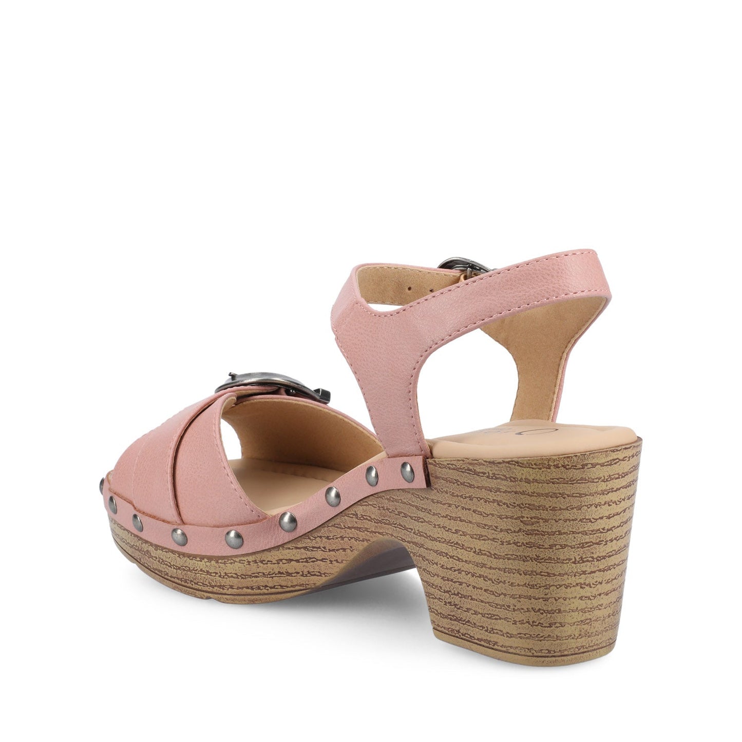 Journee SISILIA CLOG SANDALS - Blush