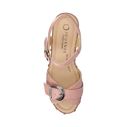 Journee SISILIA CLOG SANDALS - Blush