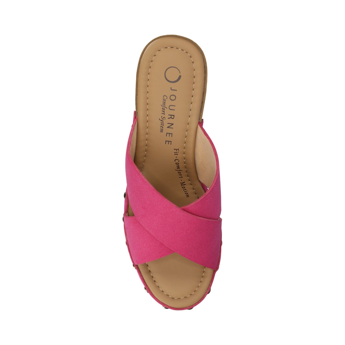 Journee SILVANA CLOG SANDALS - Hot Pink