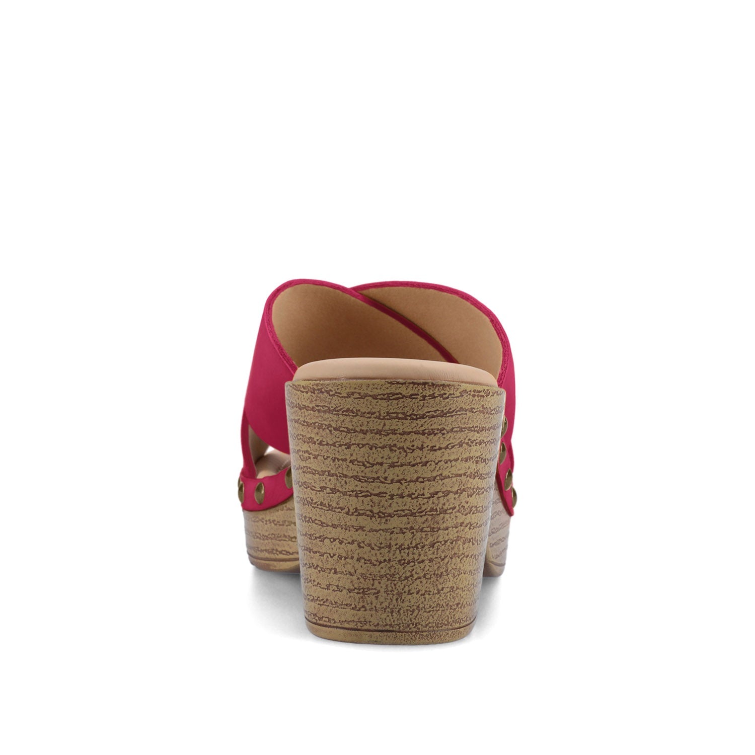 Journee SILVANA CLOG SANDALS - Hot Pink