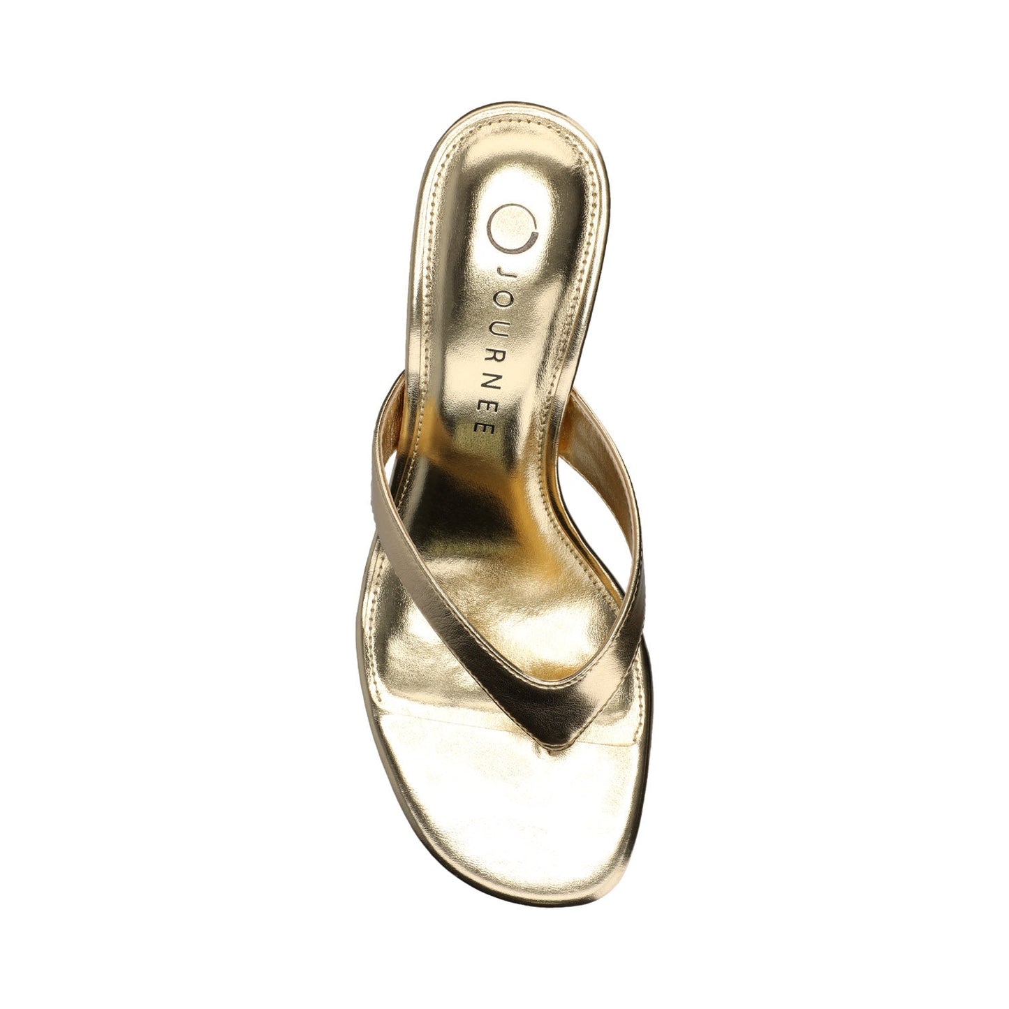Journee DANIELLE FLIP FLOP SANDALS - Gold