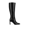 ELARA KNEE HIGH DRESS BOOTS-Black