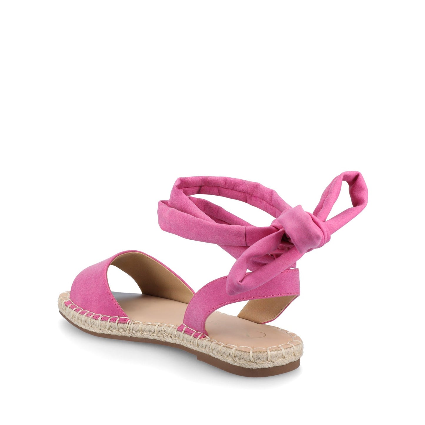Journee EMELIE MULTI STRAP ESPADRILLE SANDALS - Hot Pink
