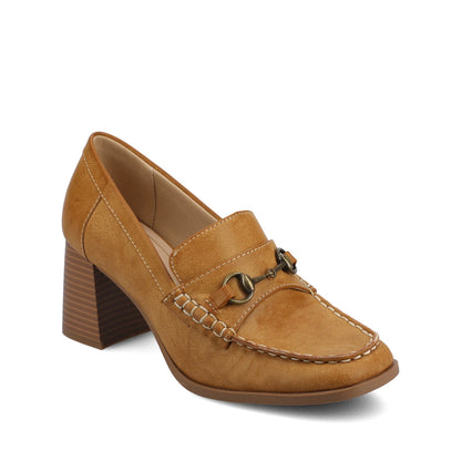 Journee AISHA MOC TOE PUMPS - Tan