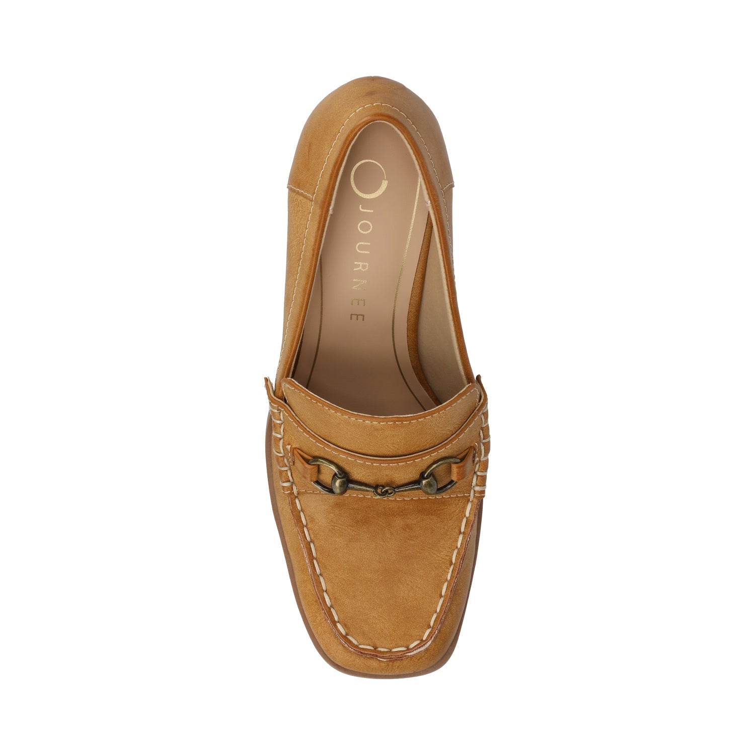 Journee AISHA MOC TOE PUMPS - Tan