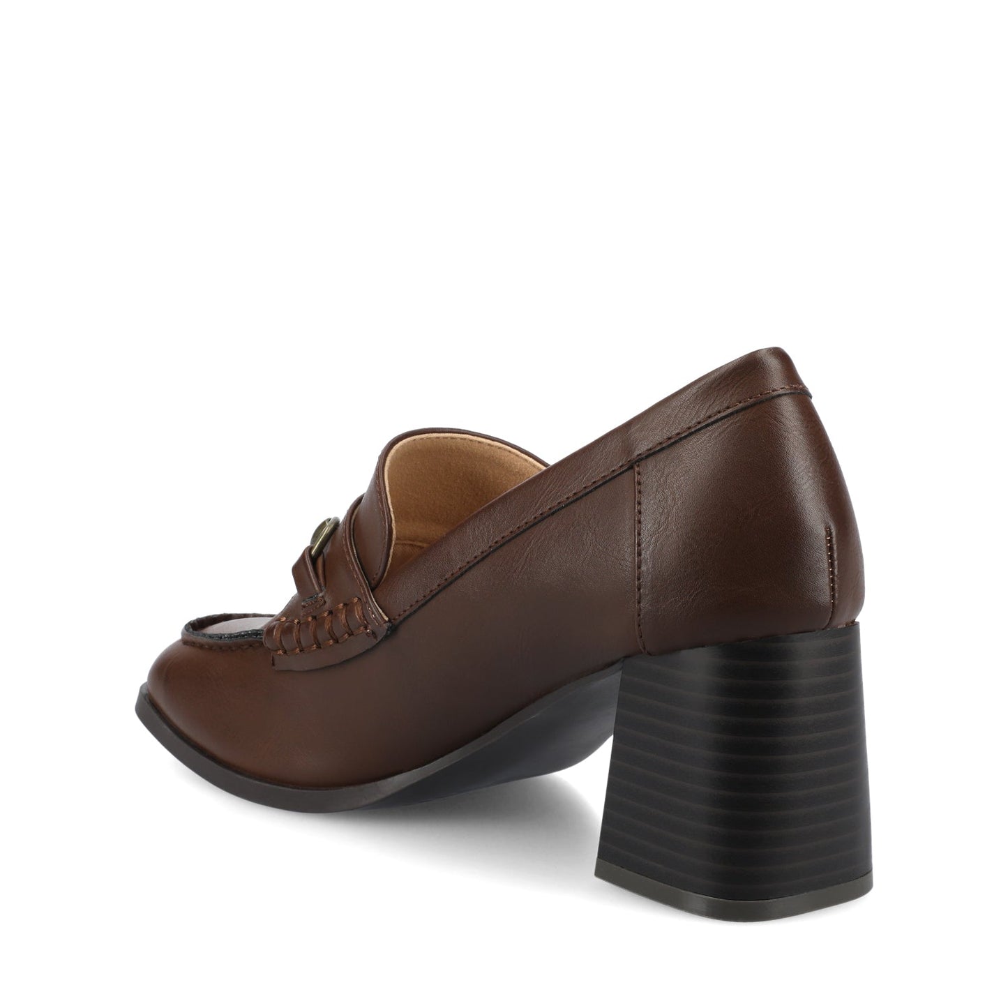 Journee AISHA MOC TOE PUMPS - Chocolate