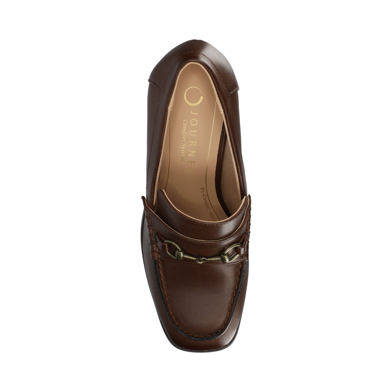Journee AISHA MOC TOE PUMPS - Chocolate