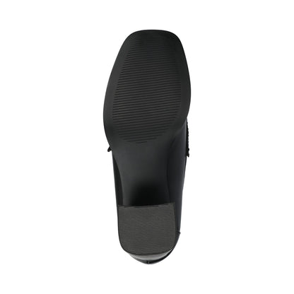 Journee AISHA MOC TOE PUMPS - Black