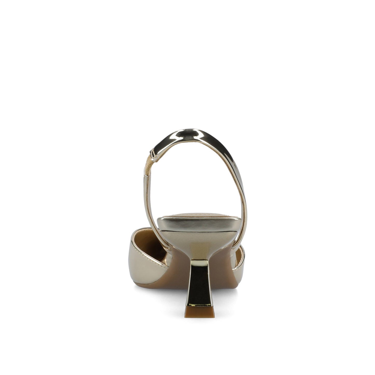 Journee FALLON SLING BACK HEELS - Gold