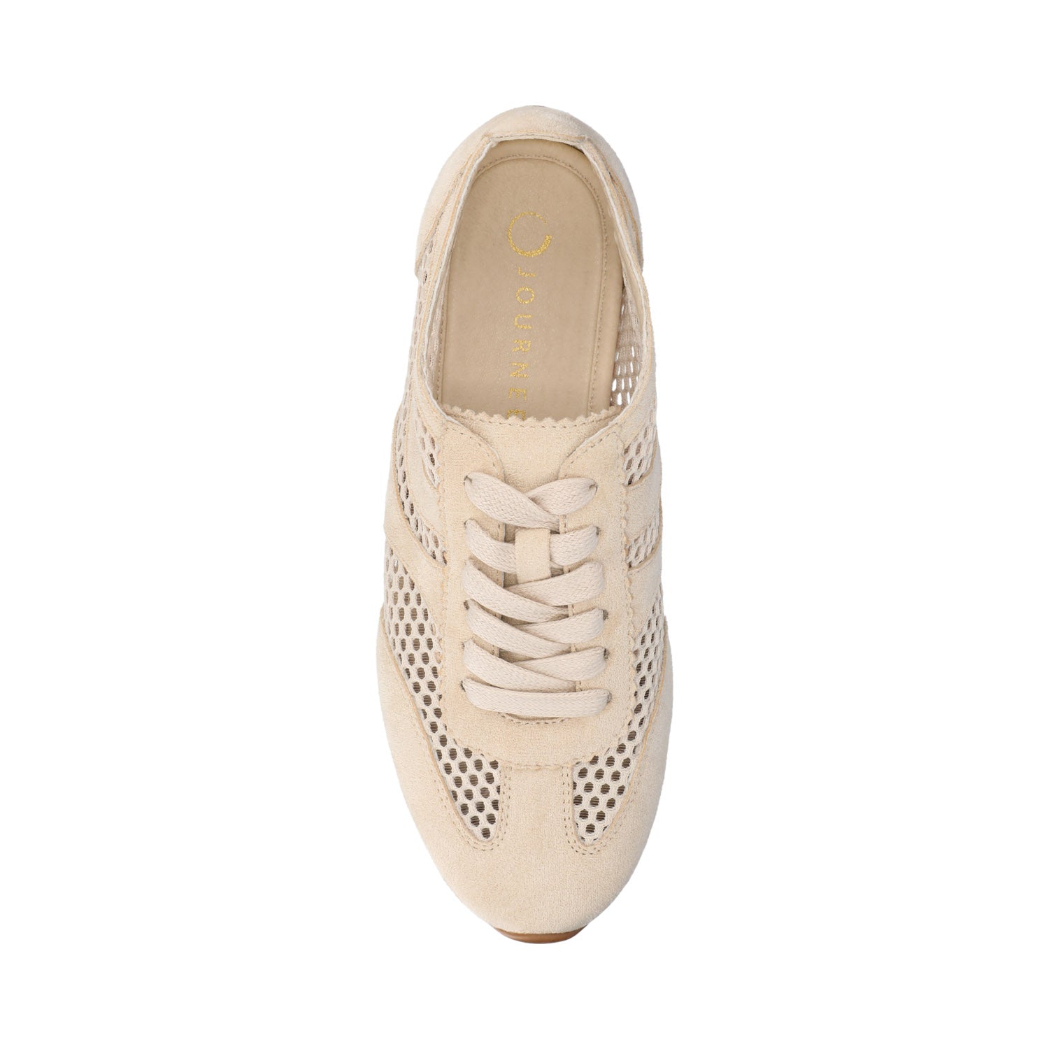 Journee CHASSE MESH SNEAKERS - Beige