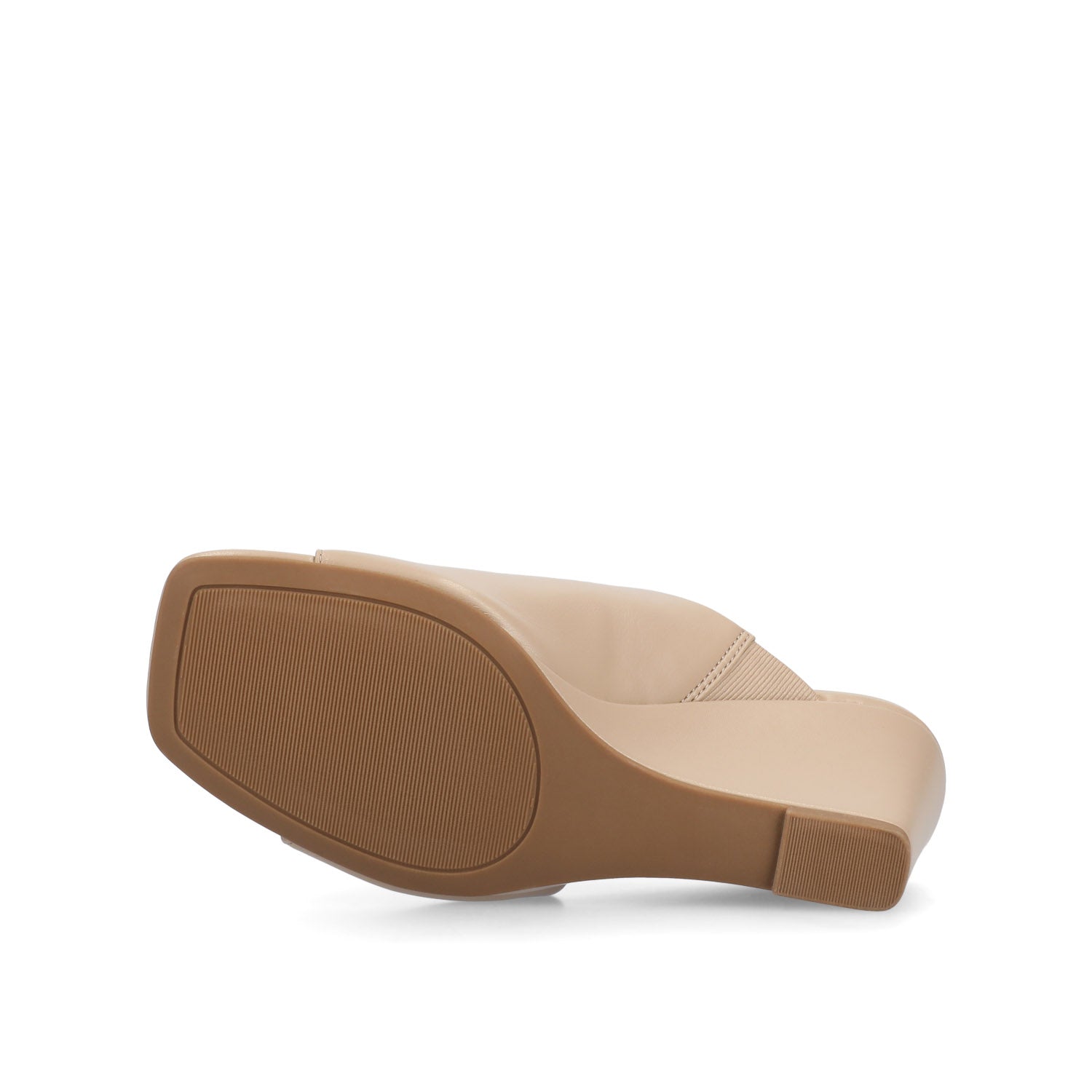 Journee CLEMENTINE WEDGE SANDALS - Taupe