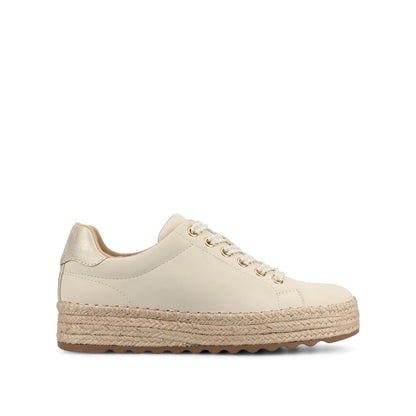 Journee COSIMA ESAPDRILLE SNEAKERS - Bone/Gold