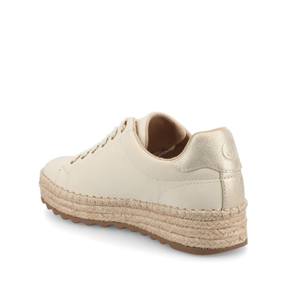 Journee COSIMA ESAPDRILLE SNEAKERS - Bone/Gold