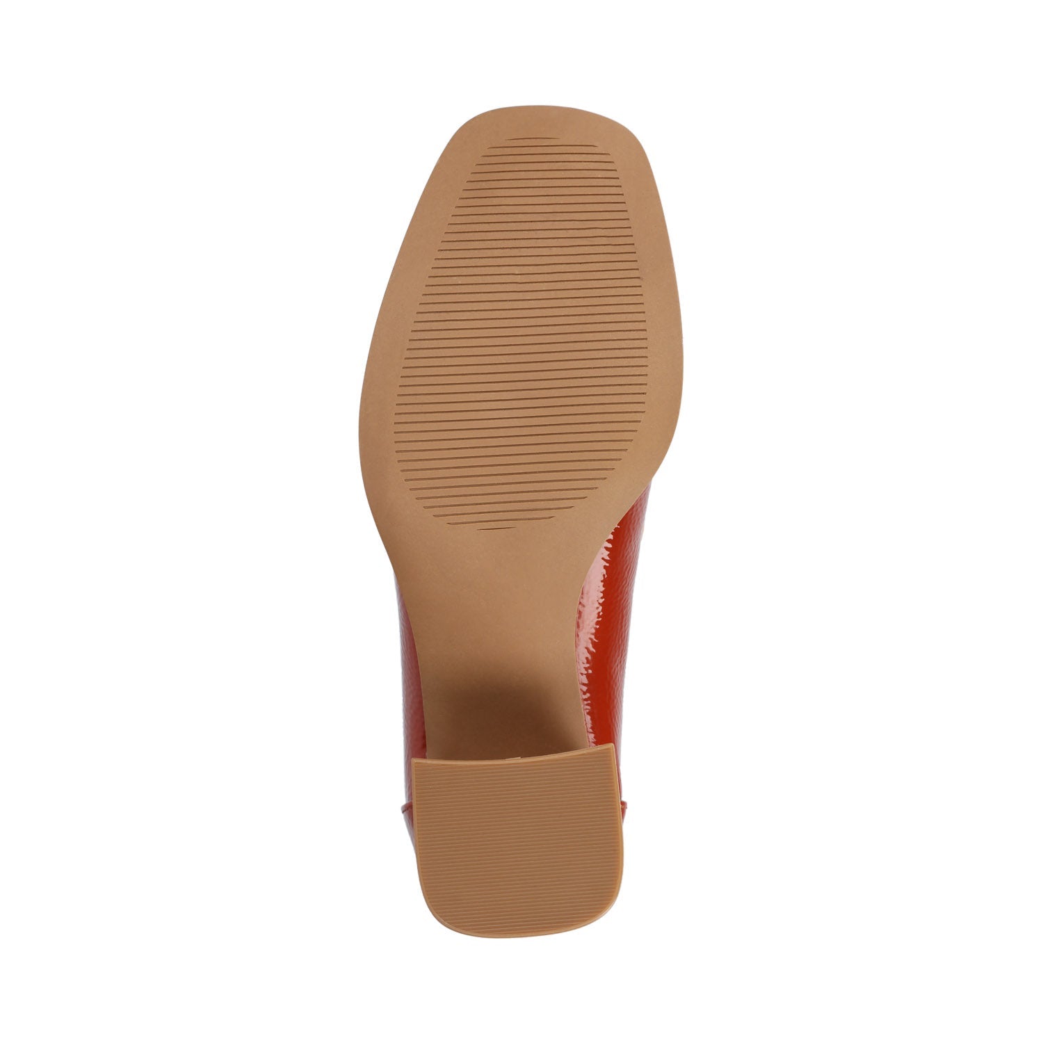 Journee MALLEAH BLOCK HEEL LOAFERS - Rust