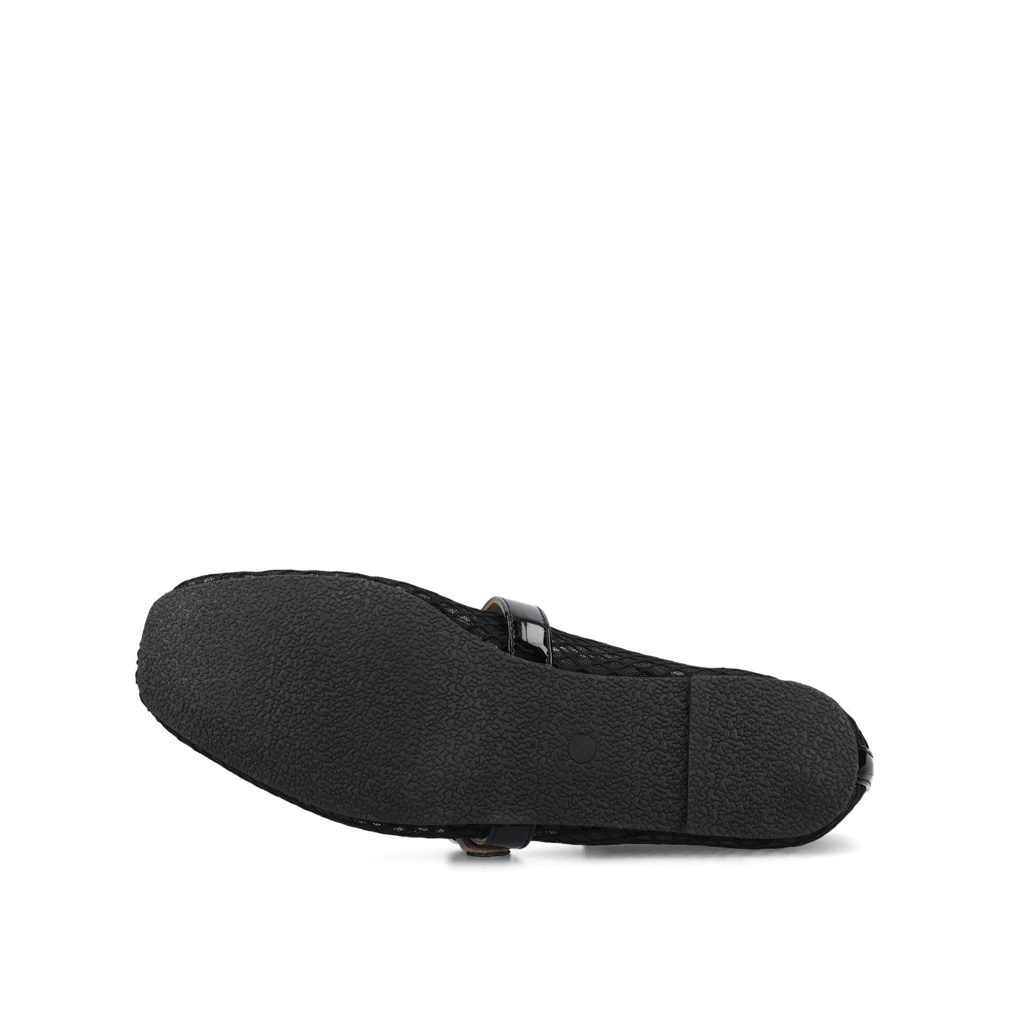 Journee CASHA MARY JANE FLATS IN MESH - Black Mesh