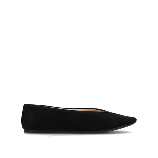 Journee FORTUNE BALLET FLATS - Black Suede