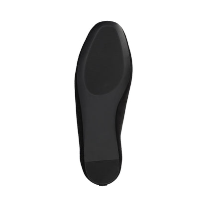 Journee FORTUNE BALLET FLATS - Black Suede