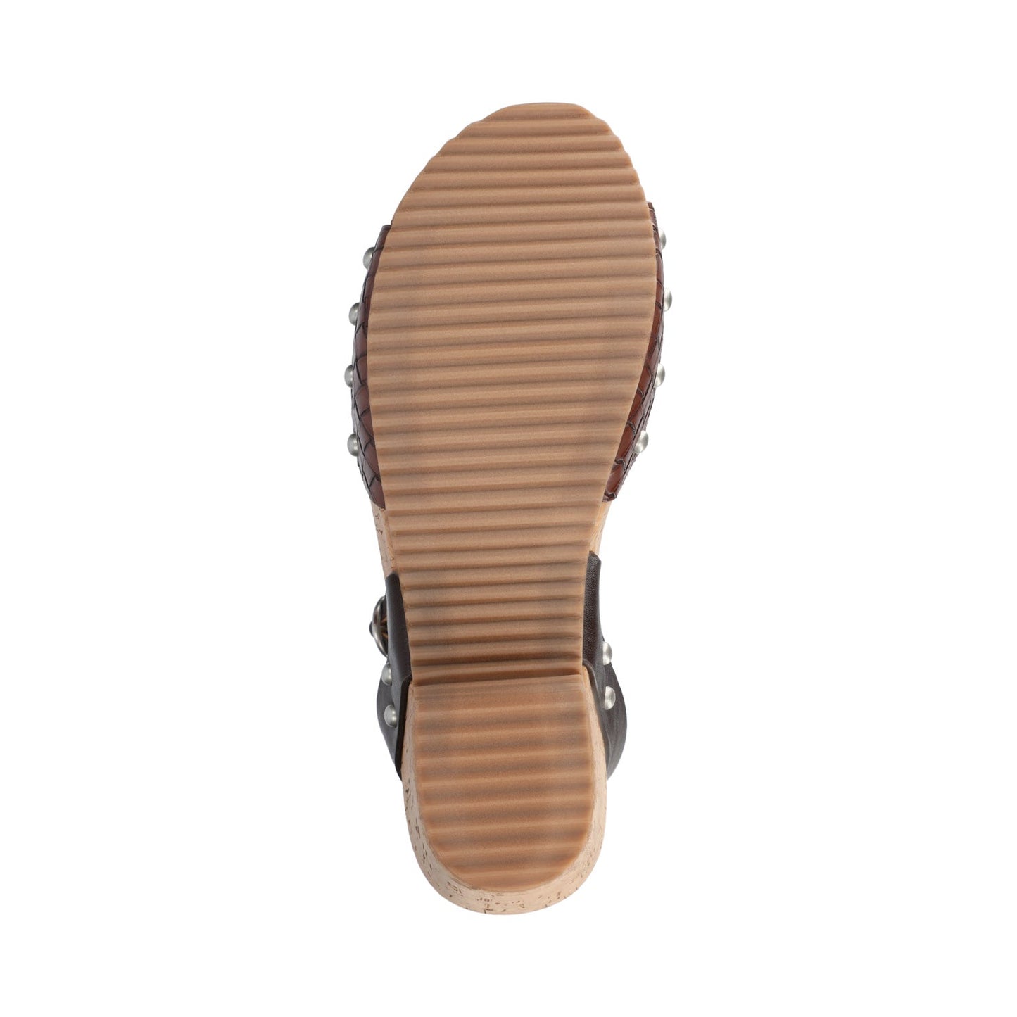 Journee VANESSA PLATFORM CLOG SANDALS - Chocolate Woven