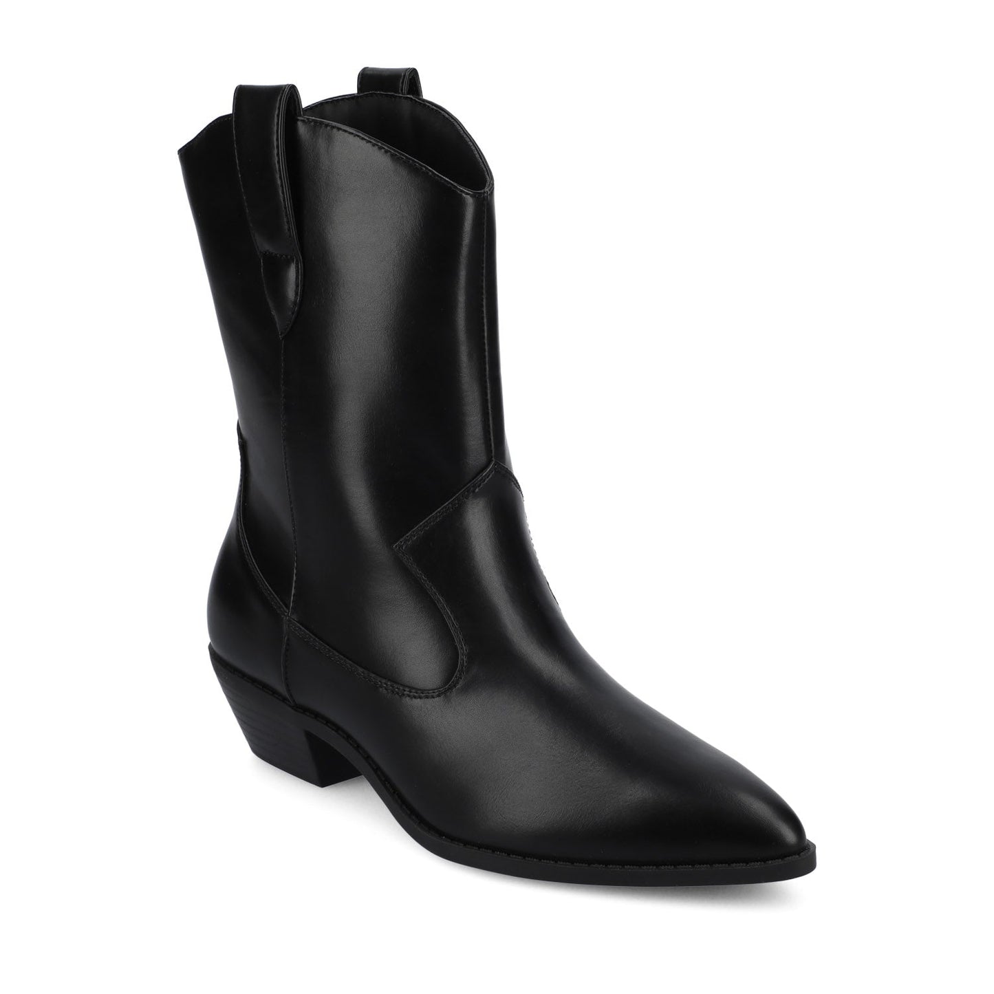 Journee FRITZIE WESTERN ANKLE BOOTIES - Black