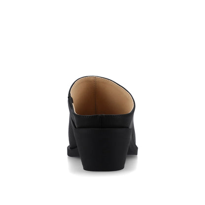 Journee TOMEKA CASUAL MULES - Black