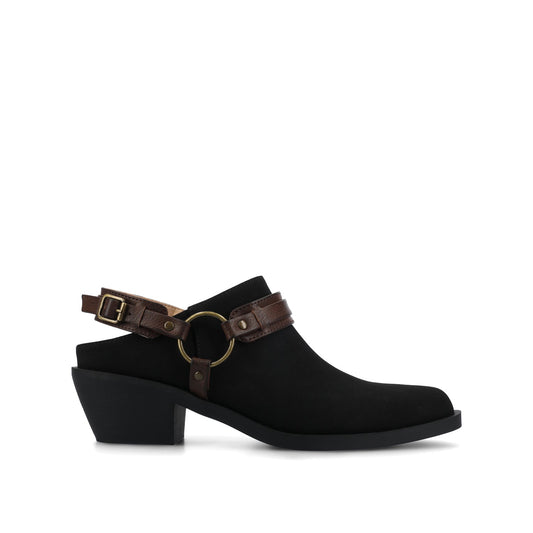 Journee URBANA STRAPPY MULES - Black