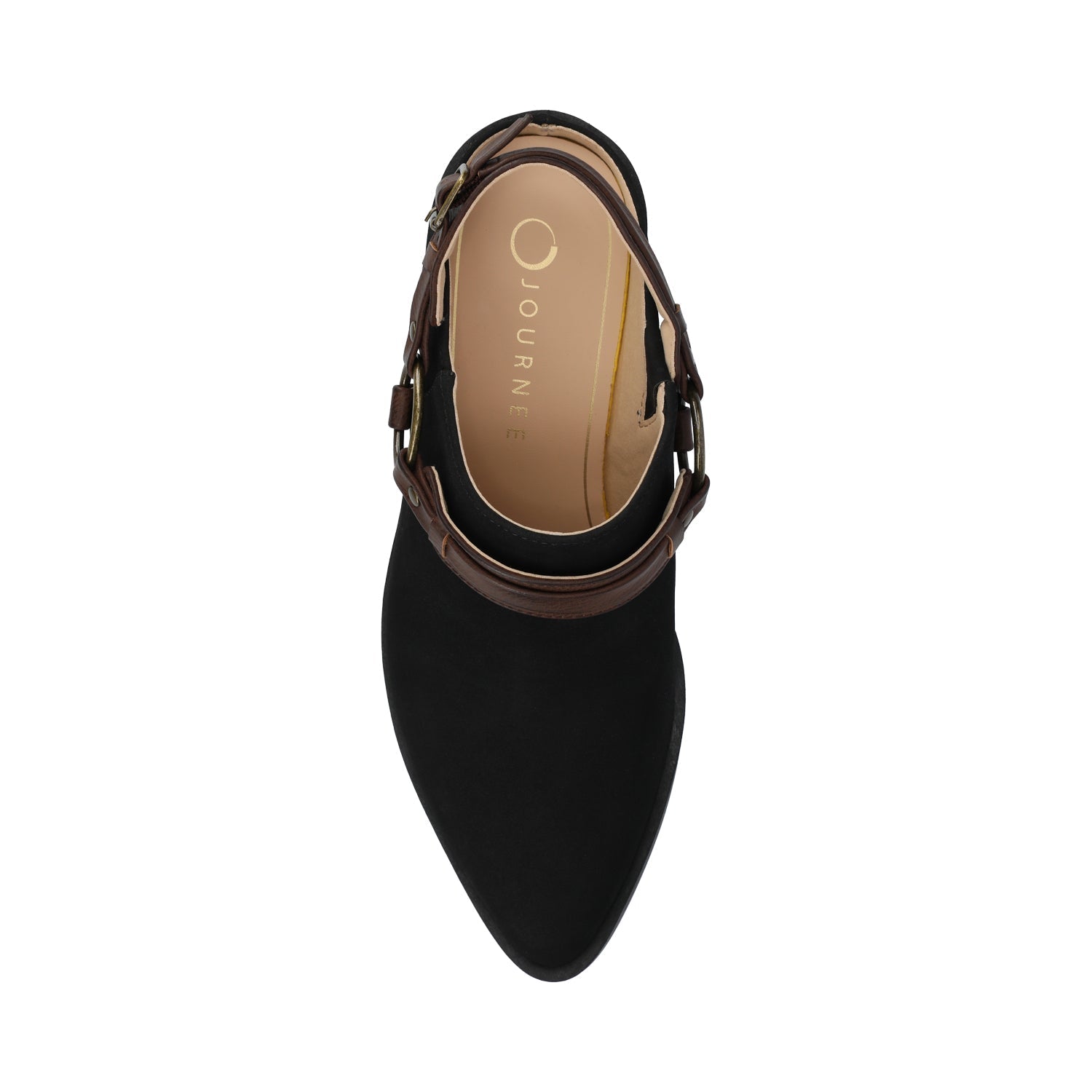 Journee URBANA STRAPPY MULES - Black