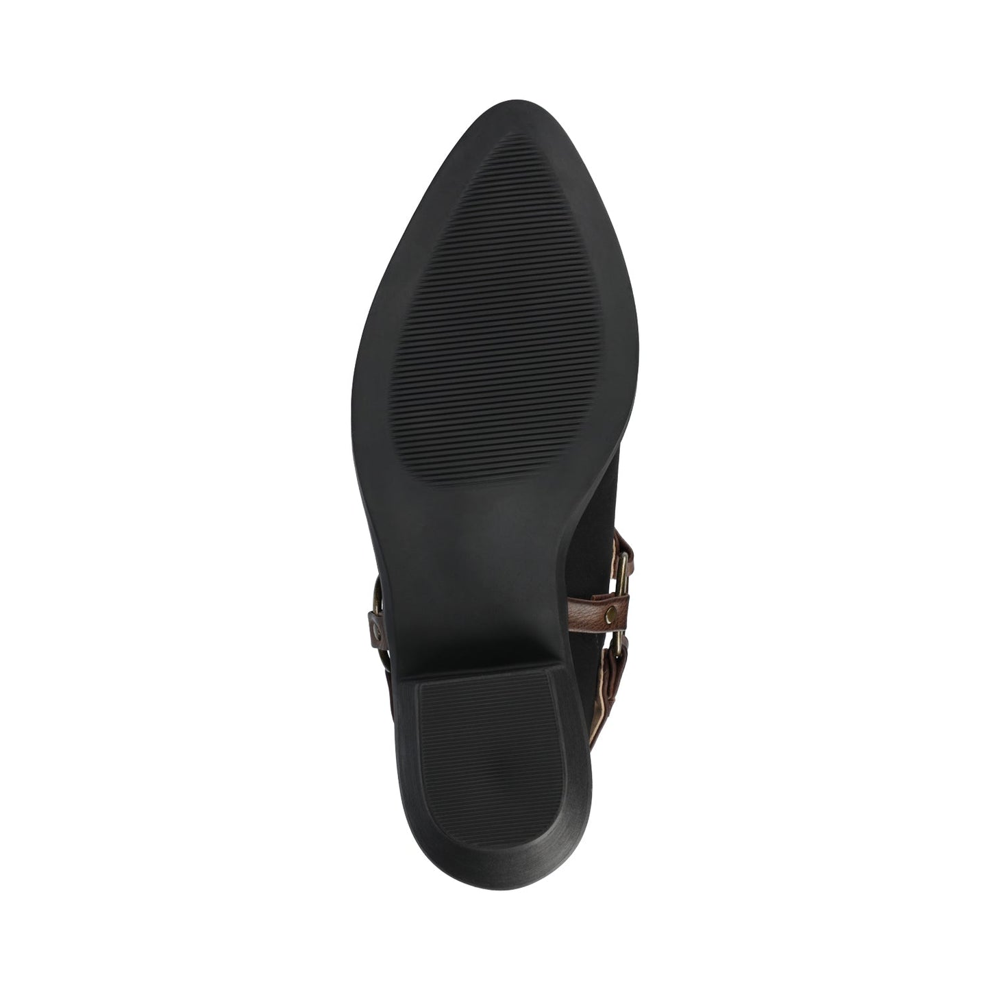 Journee URBANA STRAPPY MULES - Black