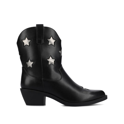 Journee UNDERWOOD WESTERN STAR BOOTIES - Black