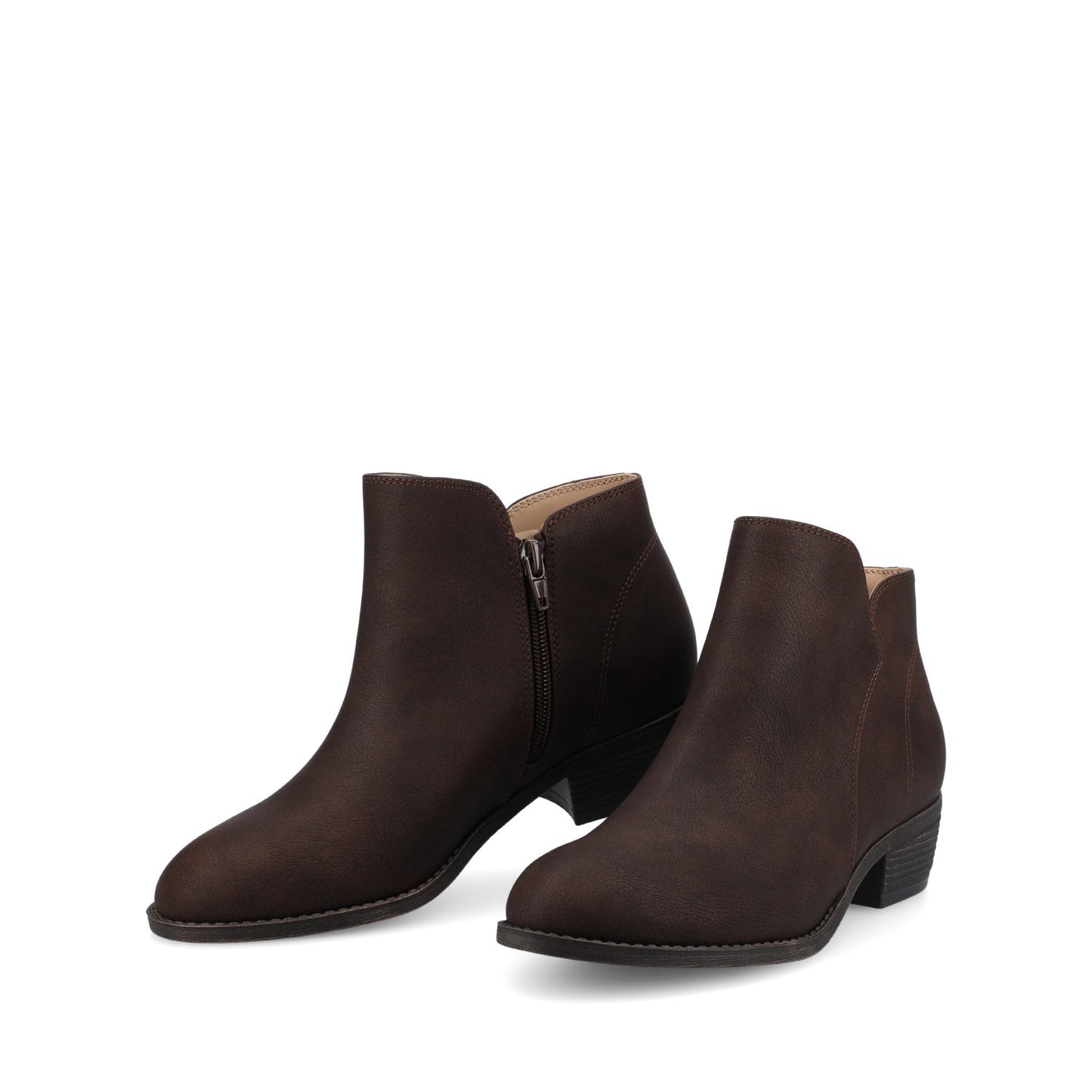 Journee SOLARAH ANKLE BOOTIE - Vintage Chocolate