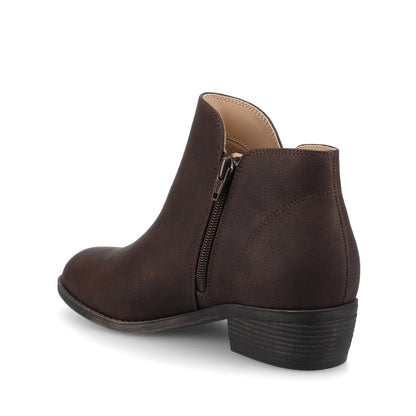 Journee SOLARAH ANKLE BOOTIE - Vintage Chocolate