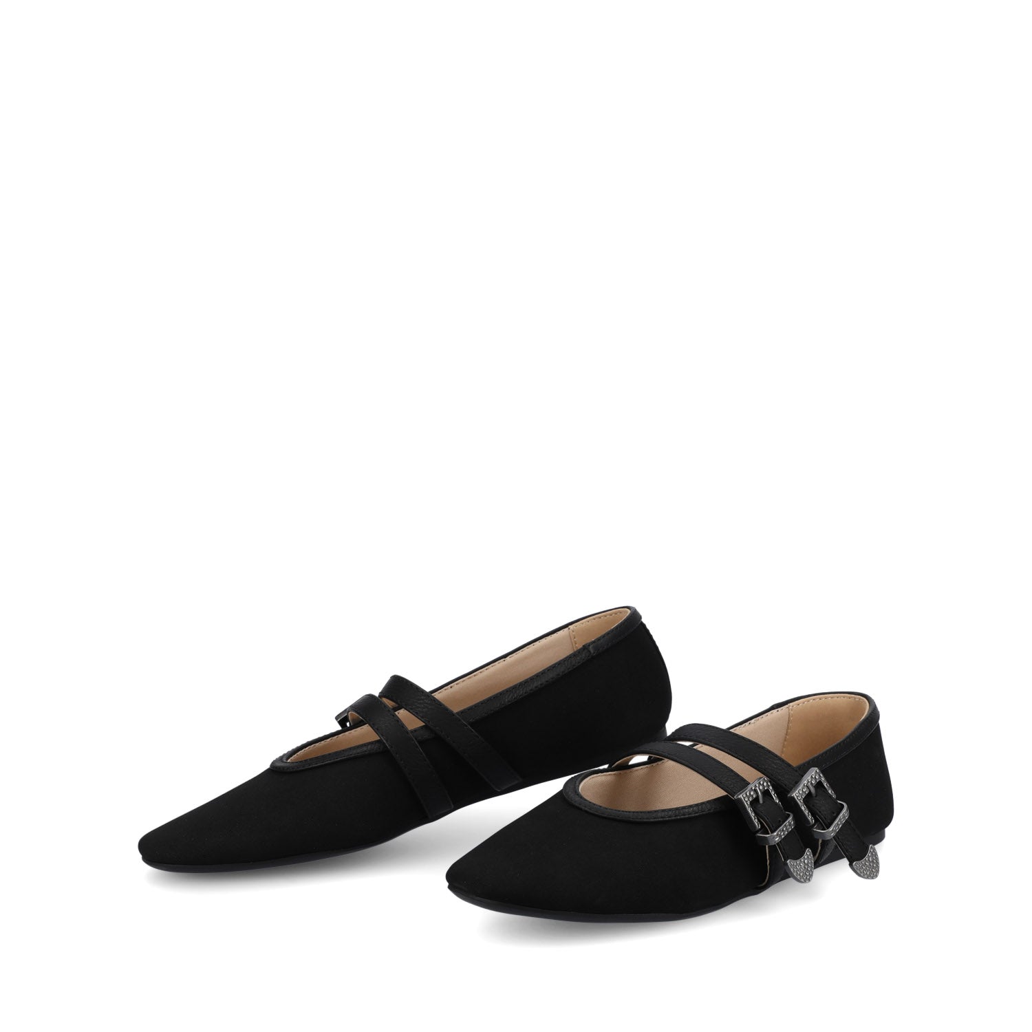 Journee FLORENE MARY JANE WESTERN FLATS - Black